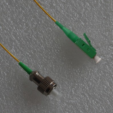 LC/APC to FC/APC Patch Cord Singlemode Simplex 0.9mm 1M