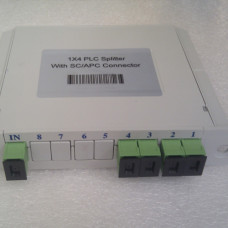 1x4 SC/APC to SC/APC PLC LGX Splitter 1x4 SC/APC to SC/APC PLC LGX Splitter