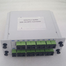 1x16 SC/APC to SC/APC PLC LGX Splitter 1x16 SC/APC to SC/APC PLC LGX Splitter