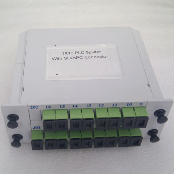 1x16 SC/APC to SC/APC PLC LGX Splitter