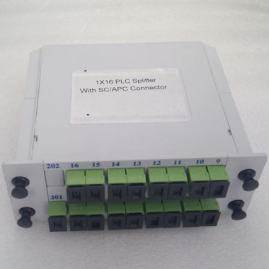 1x16 SC/APC to SC/APC PLC LGX Splitter